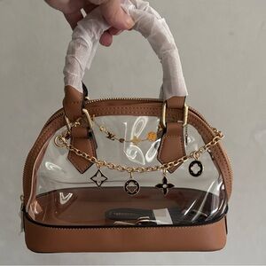Transparent Handbag LV Vibes!